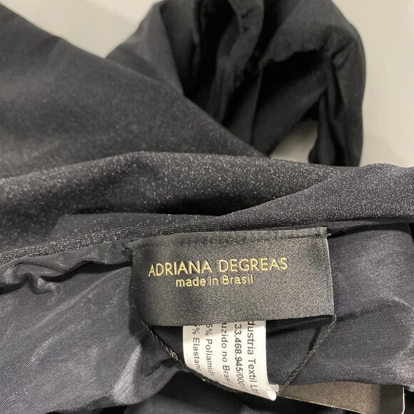 Adriana Degreas Women’s Cut-Out Solid Short Dress Black Size S - Picture 2 of 14